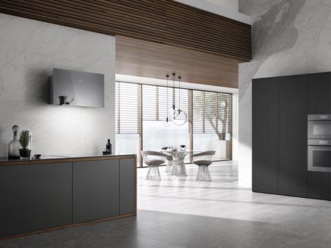  DA 9092 W Screen Duvar Davlumbazı - Grafit Gri
