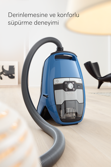 Blizzard CX1 Parquet Tech Mavi - Toz Torbasız Süpürge 12034410 | Miele