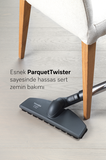 Blizzard CX1 Parquet Flex Obsidian Siyah - Toz Torbasız Süpürge