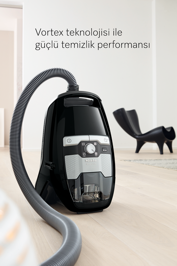 Blizzard CX1 Parquet Flex Obsidian Siyah - Toz Torbasız Süpürge
