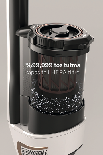 Triflex HX2 Lotus Beyazı - Şarjlı Dik Süpürge 11789650 | Miele