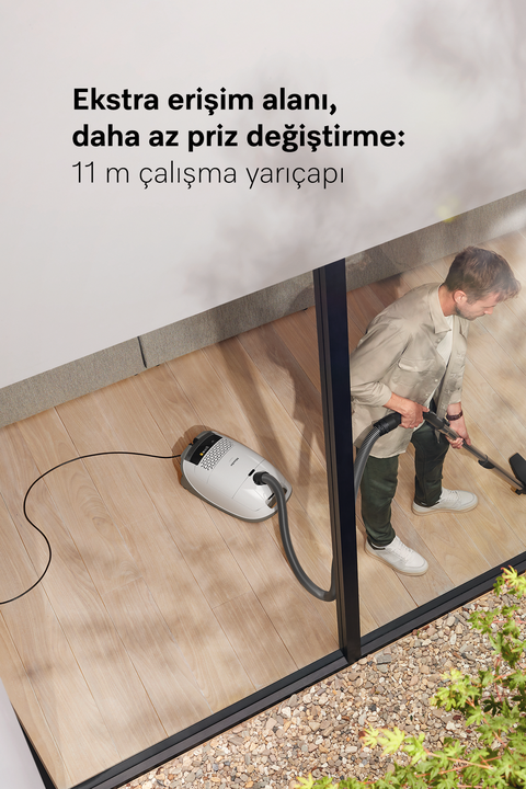  Guard M1 Parquet Flex Brilliant White - Toz Torbalı Süpürge