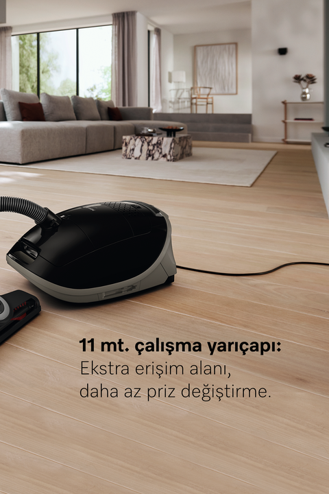  Guard M1 Cat & Dog Obsidian Black - Toz Torbalı Süpürge