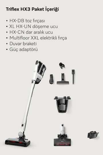 Triflex HX3 - Şarjlı Dik Süpürge 12878340 | Miele