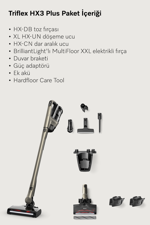  Triflex HX3 Plus - Şarjlı Dik Süpürge